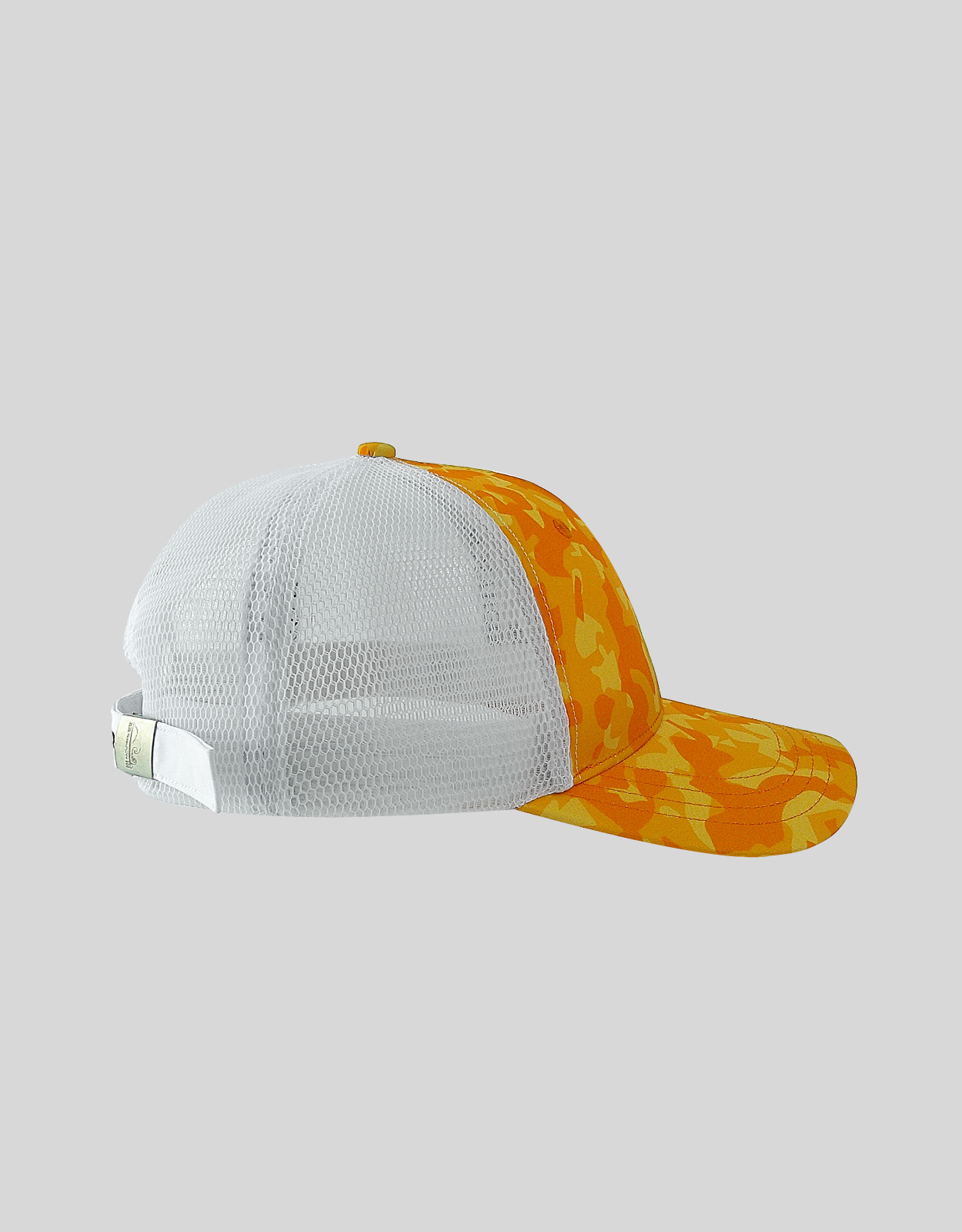 Casquette de camionneur orange militaire