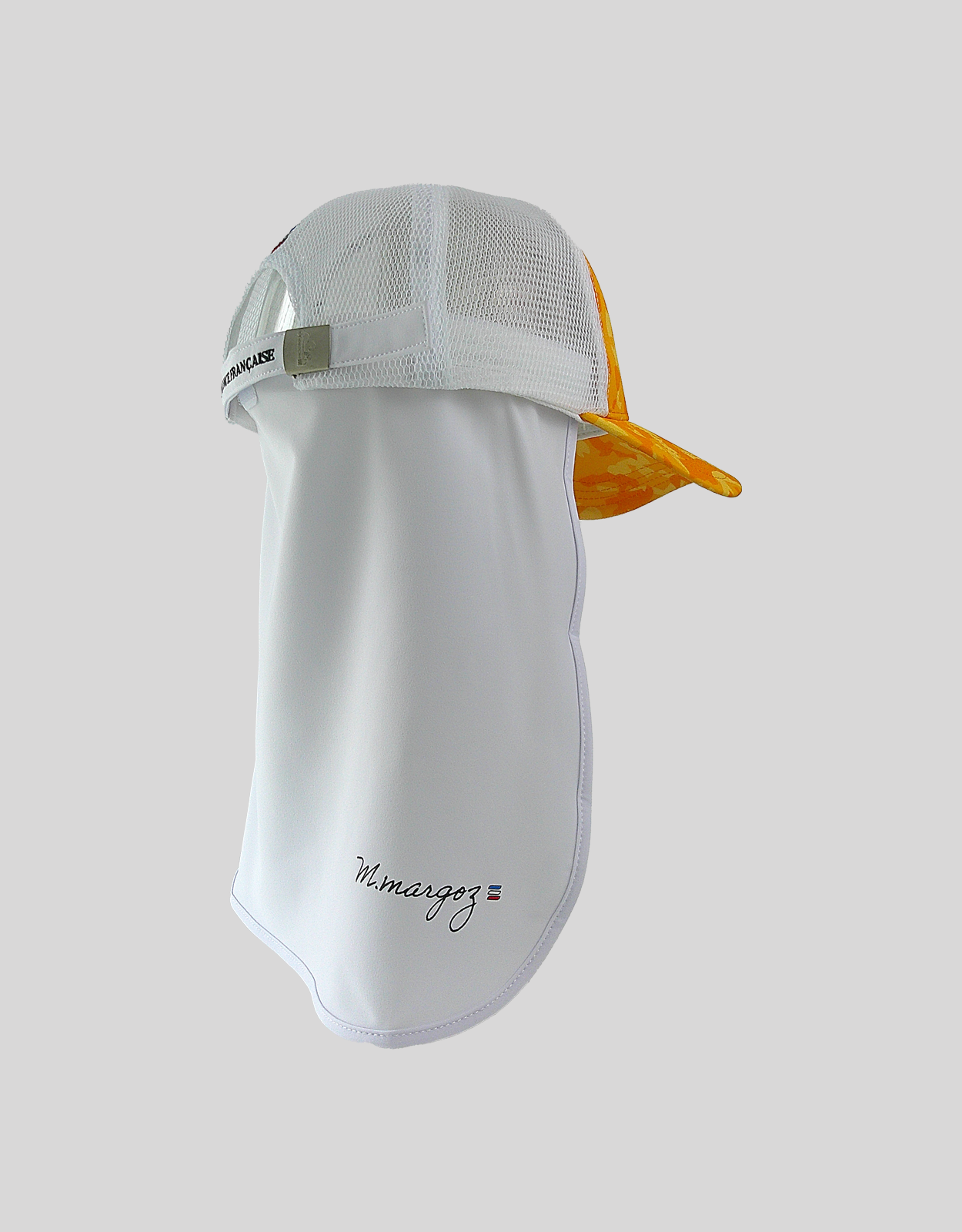 Casquette de camionneur orange militaire